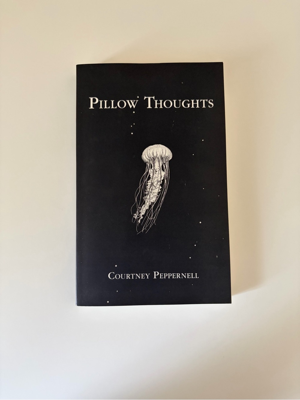 Pillow Thoughts paperback book by Courtney Peppernell - Black cover